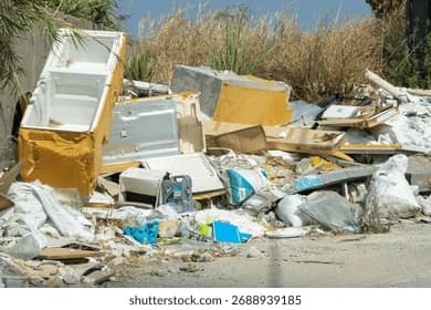 Refrigerators e-waste recycling